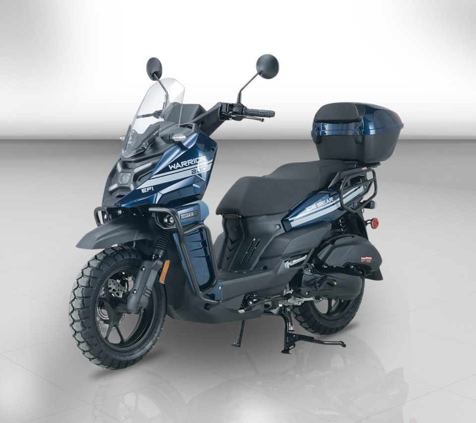 Warrior 200cc Scooter | Fuel Injected | Automatic Transmission Blue