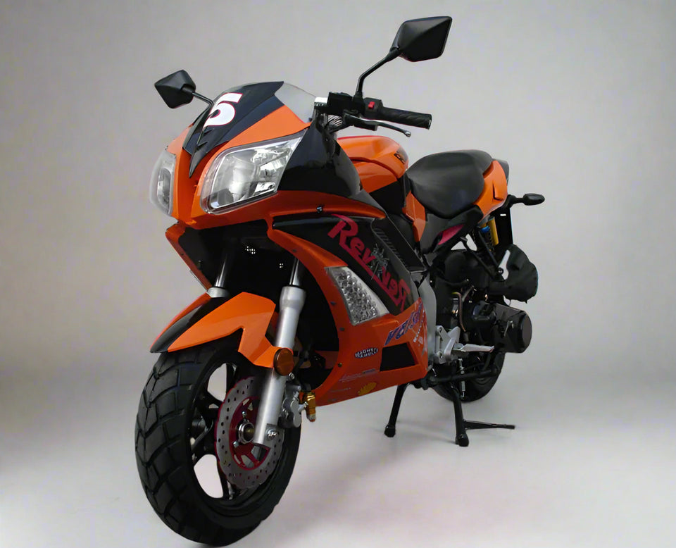 Orange 150cc street bike - fully automatic 