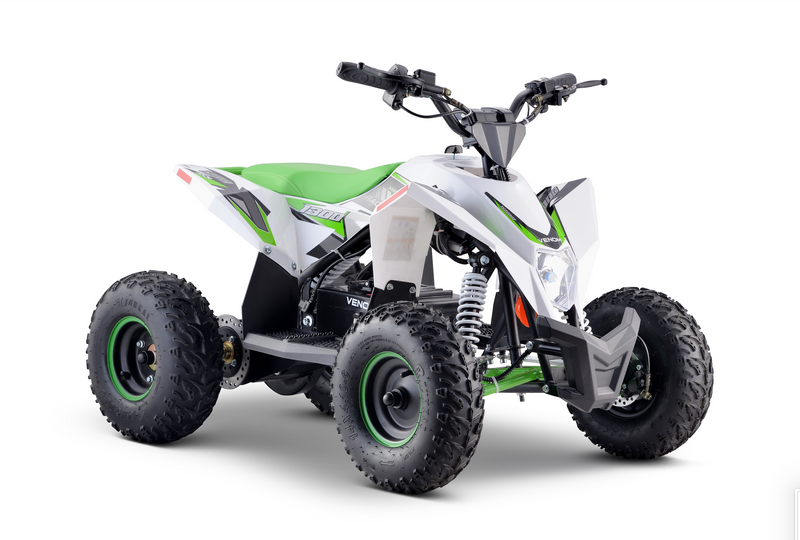 Kids Electric Mid Size ATV Quad Four Wheeler 48 Volts 1300 Watts Lithium Battery Belmonte Bikes